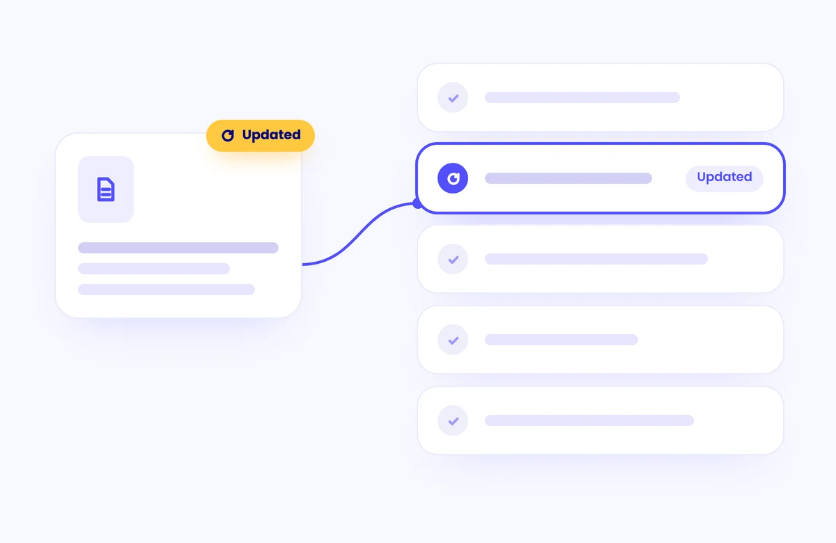 An updated source refreshing just one module in a program